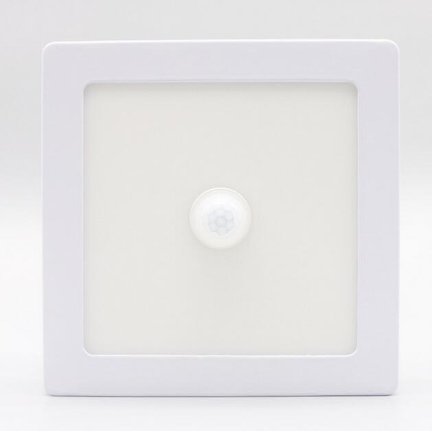 6W 12W 18W LED Panel Light Ceiling Lights Led sensor Downlight Infrared Detector Motion Switch Round Flush Mount Light