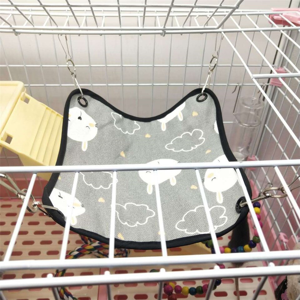 Lente Zomer Canvas Duurzaam Ademend Eekhoorn Hamster Hangmat Kleine Dieren Huisdier Kooien Opknoping Slapen Pads Huisdieren Benodigdheden