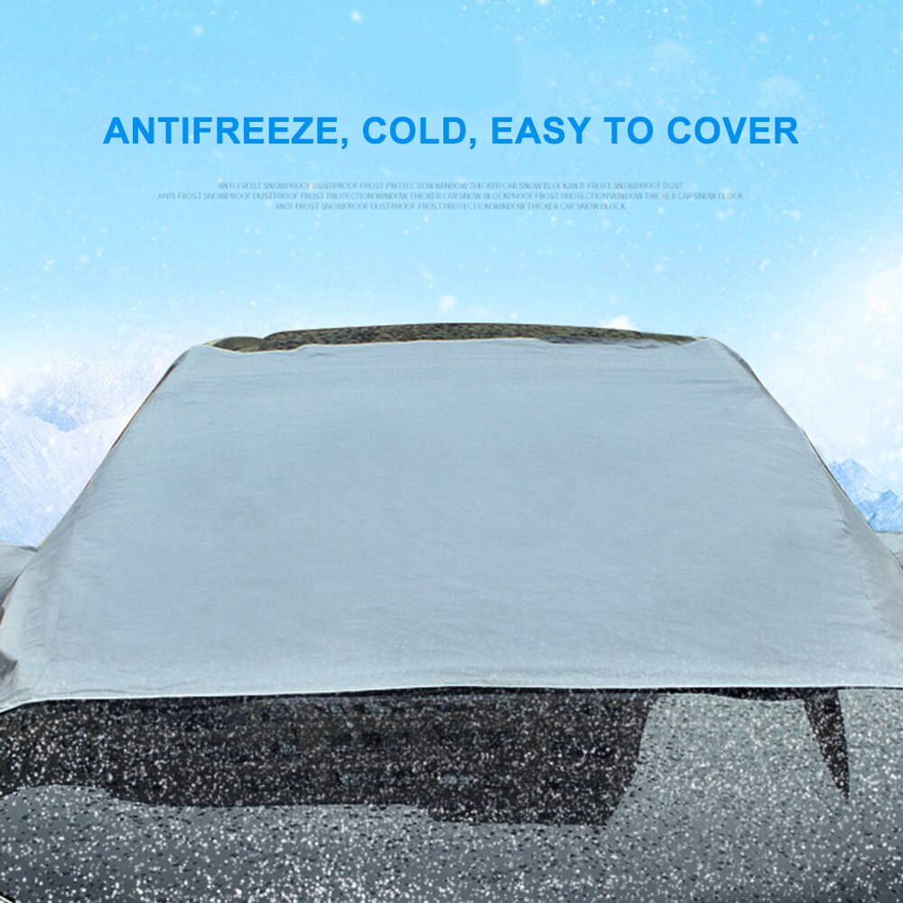 1 stk universelle vinterbilovertræk vandtætte støvtætte sne isregn anti-frost beskyttelsesskærm vandtæt biltilbehør
