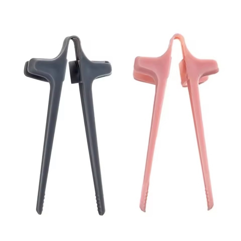 1 stk. plastik finger spisepinde anti-snavset spil spil telefon klips snacks doven assistent spil tilbehør