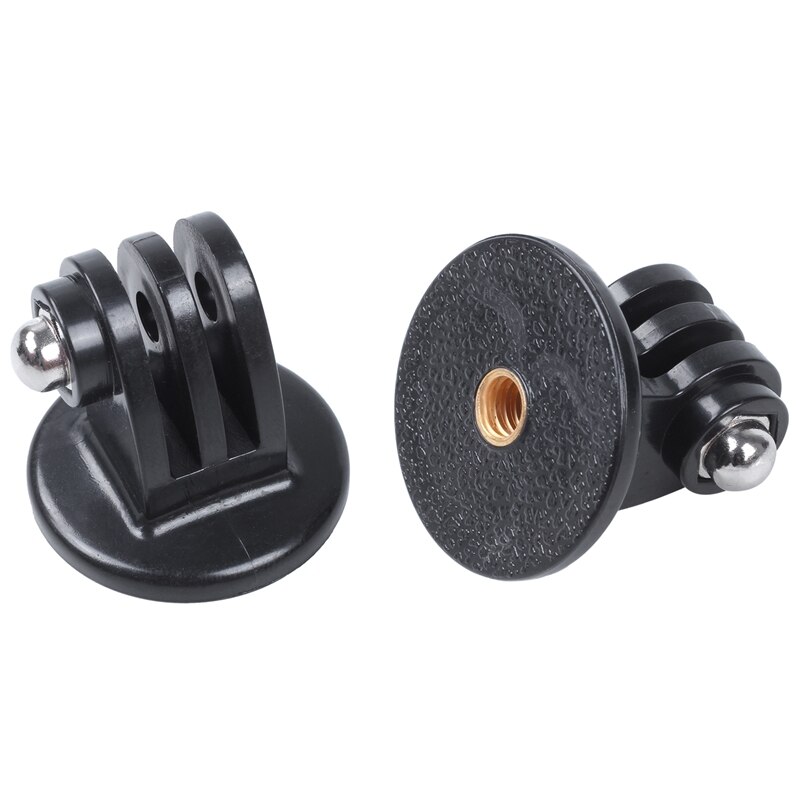 Stativ adapter sort gopro hero 4 3 + 3 2 1 (2 pakker)