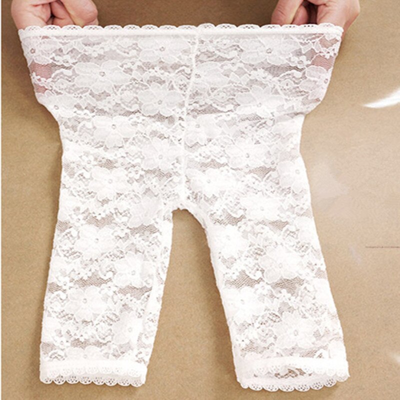 Sommer tynd mesh åndbar baby silke bukser blonder baby leggings piger baby tøj