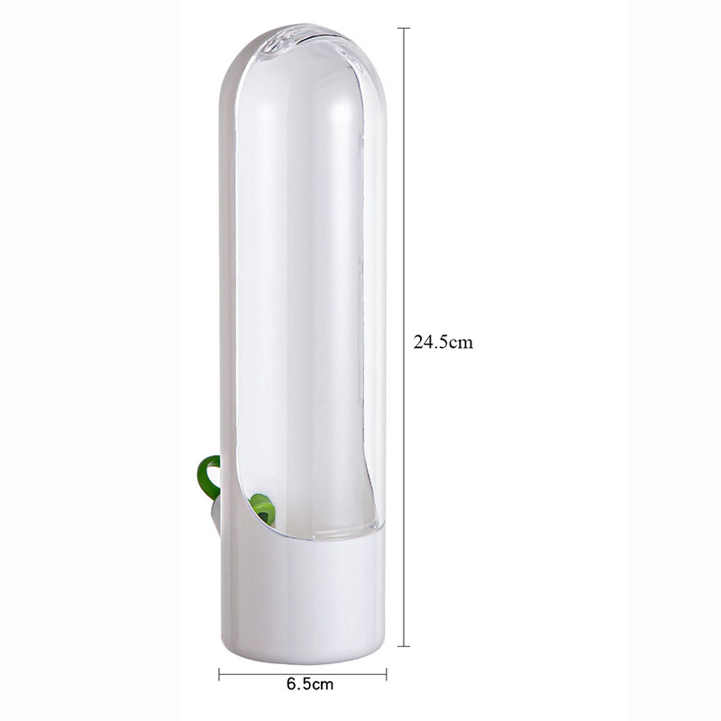 Frigorífico, recipiente para verduras y hierbas, botella de conservación fresca, contenedor de almacenamiento ahorrador para el hogar, suministros de cocina