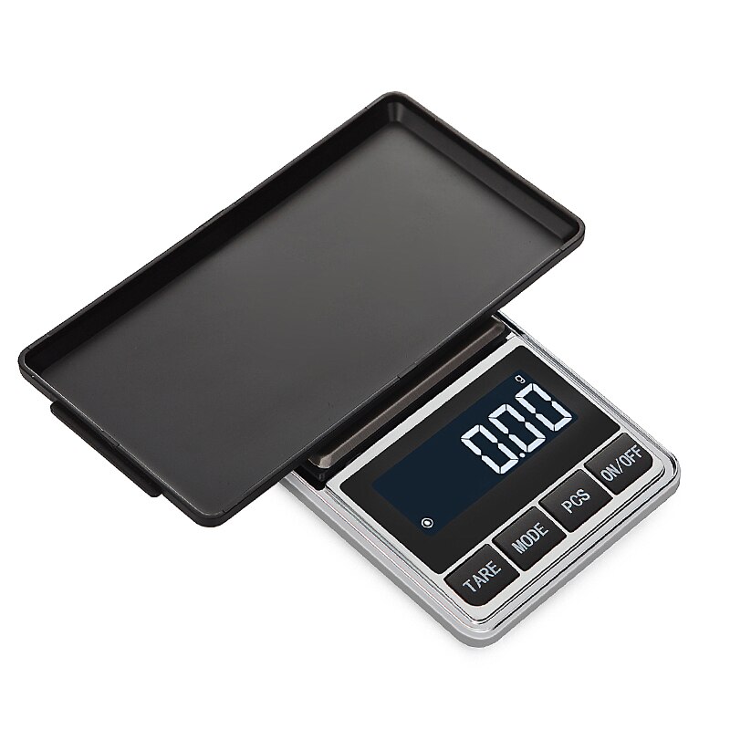 Mini báscula Digital de bolsillo de precisión, 0,01g/0,1g, para bisutería dorada, joyería plata de ley, básculas electrónicas en gramos: 200g x 0.01g