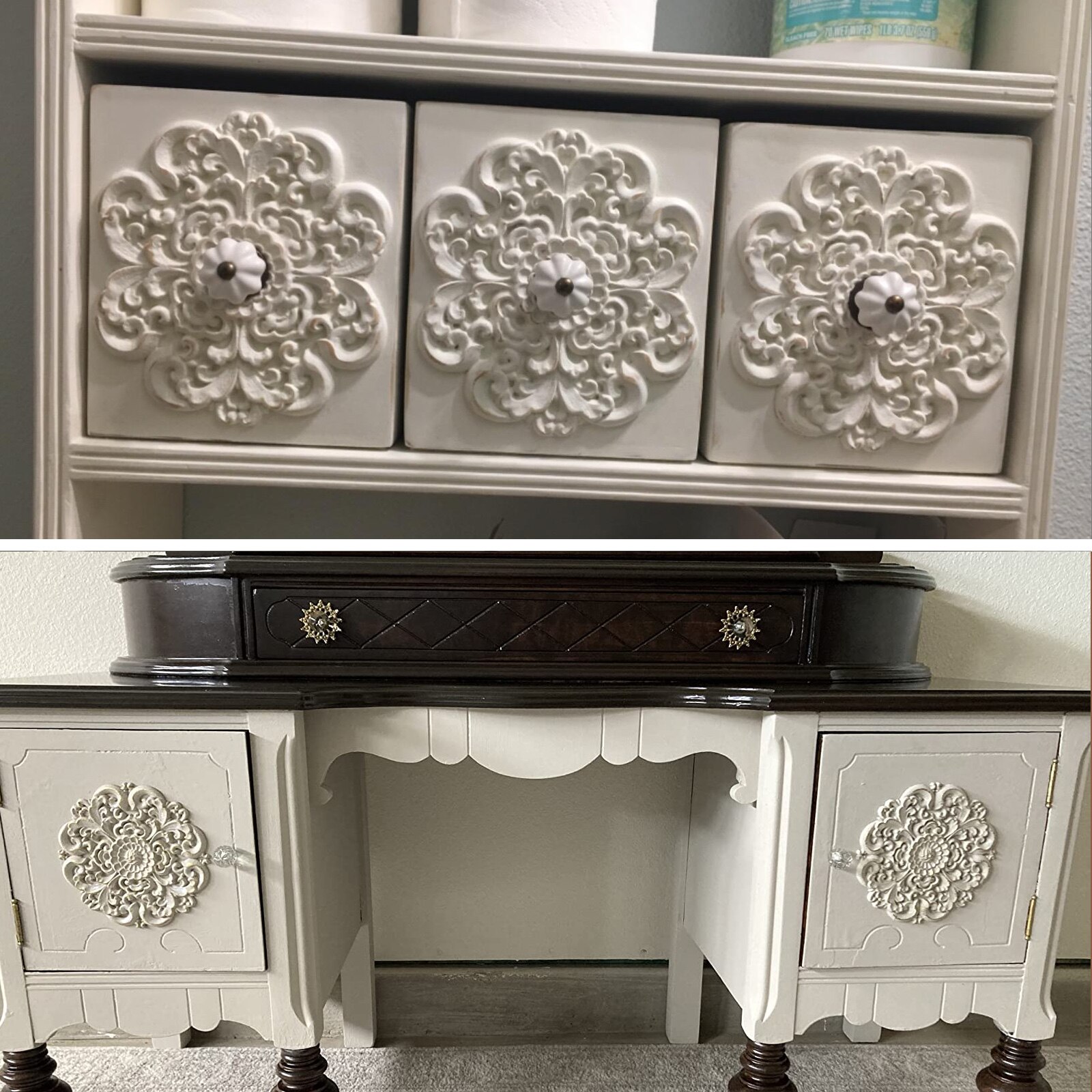 Retro wood decals round carved wood decorations wooden decals wood carvings wall art supplies home decorations home wardrobe