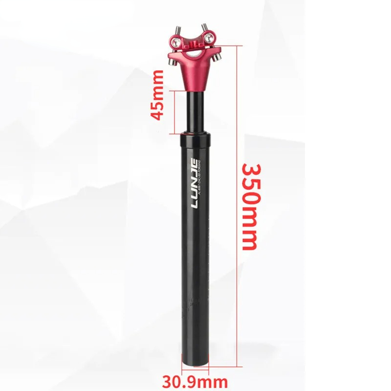 Bike Seat Post 27 2 Seatpost Suspension Dropper Post MTB Suspension Shock Absorber Accessories Mtb Suspension Seat post: Light Grey