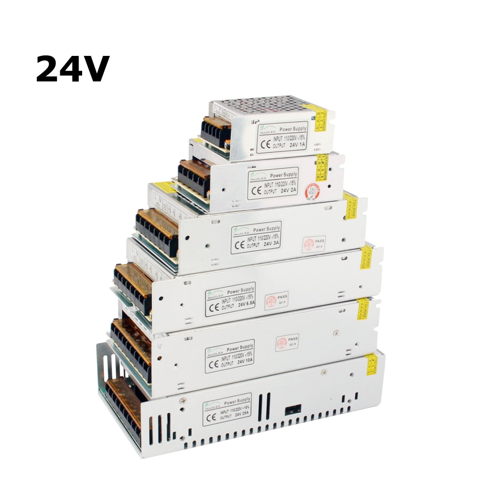 24 v Netzteil 12 Volt 24 v 5A 10A 20A 24 Volt Transformator 220 v 12 v Netzteil einheit 50A 60A LED-treiber für LED Streifen Band