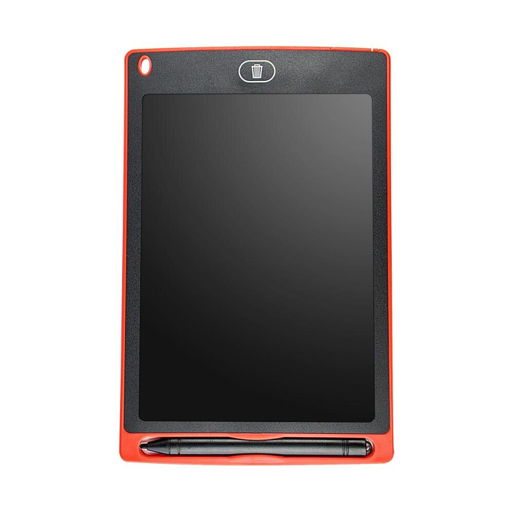 Portable Smart LCD Drawing Tablet 8.5 Inch Electronic Notepad Graphics Handwriting Pad Board ultra-thin Board Drawing Tablet: Red