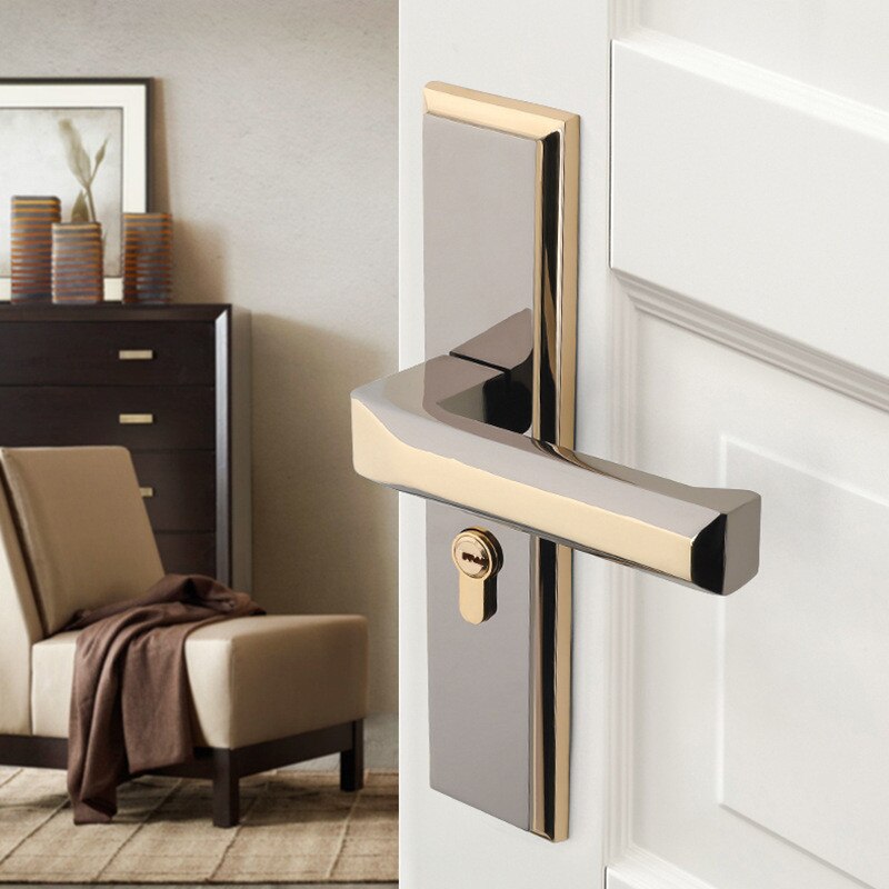 Black Space Aluminum Door Handle, Indoor/bedroom D... – Grandado