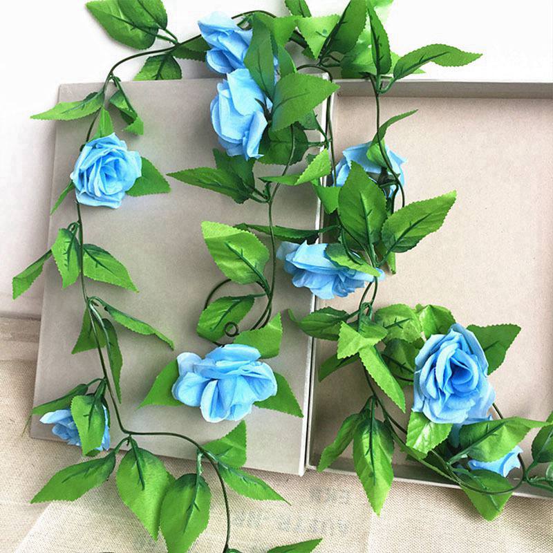 Artificial Plants All for Wedding Roses Flower Vine Christmas Bathroom Decorative Flowers Wall Home Decor Household Products: 11