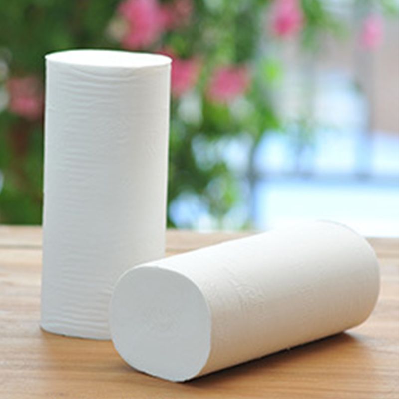 14 rollos de papel para el Hogar, baño de 4 capas, sin núcleo, papel higiénico suave, 11UF