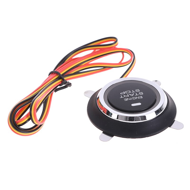 Botón pulsador de arranque de motor de coche, interruptor de arranque de entrada sin llave, 12V, 1 ud.