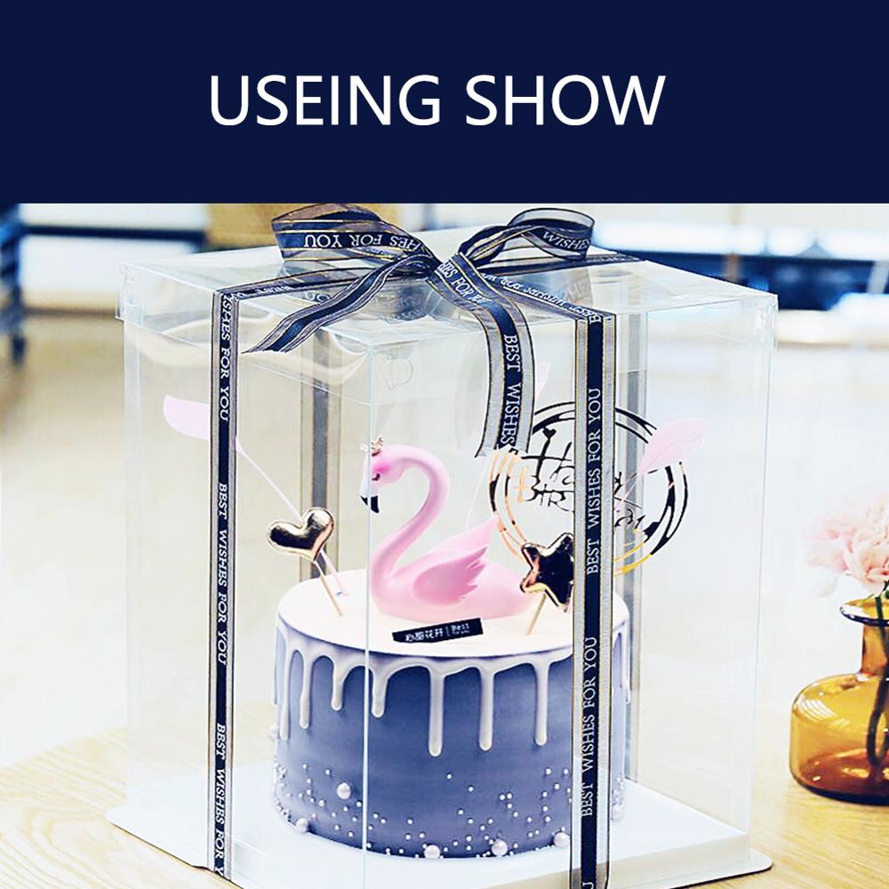 Rubans en Polyester pour décoration de gâteau d'anniversaire, 25mm, décoration de carte de noël pour fête de mariage, bricolage fait à la main, emballage de , rubans décoratifs