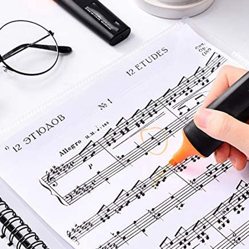 Music Sheet Document Storage Folder Suitable for Sheet Music Folder for Piano Wind Band Organ File or More Occasions