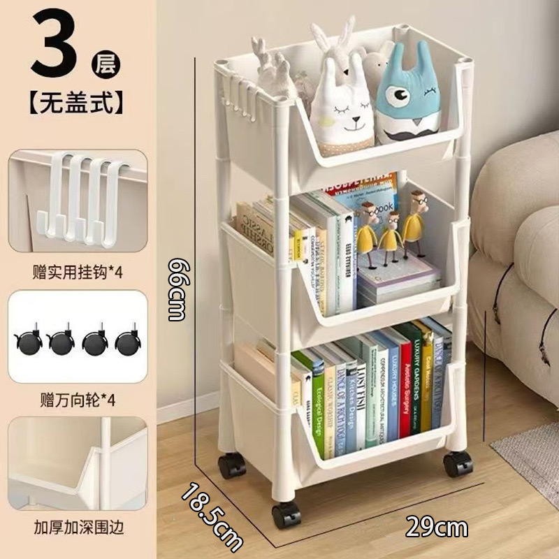 Wagen Bücherregal Küche Lagerregal Küche Ecke Schmaler Schlitz Lagerschrank Badezimmer Wohnzimmer Heimat Organizer: Grün