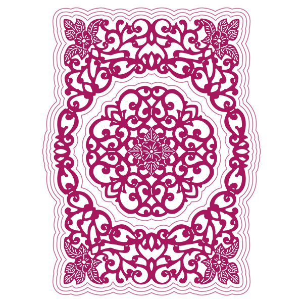 Diy Embossing Template Carnation Crafts Coastal Currents Collection Metal Cutting Dies Scrapbook Diary Decoration: Y2183-Dies