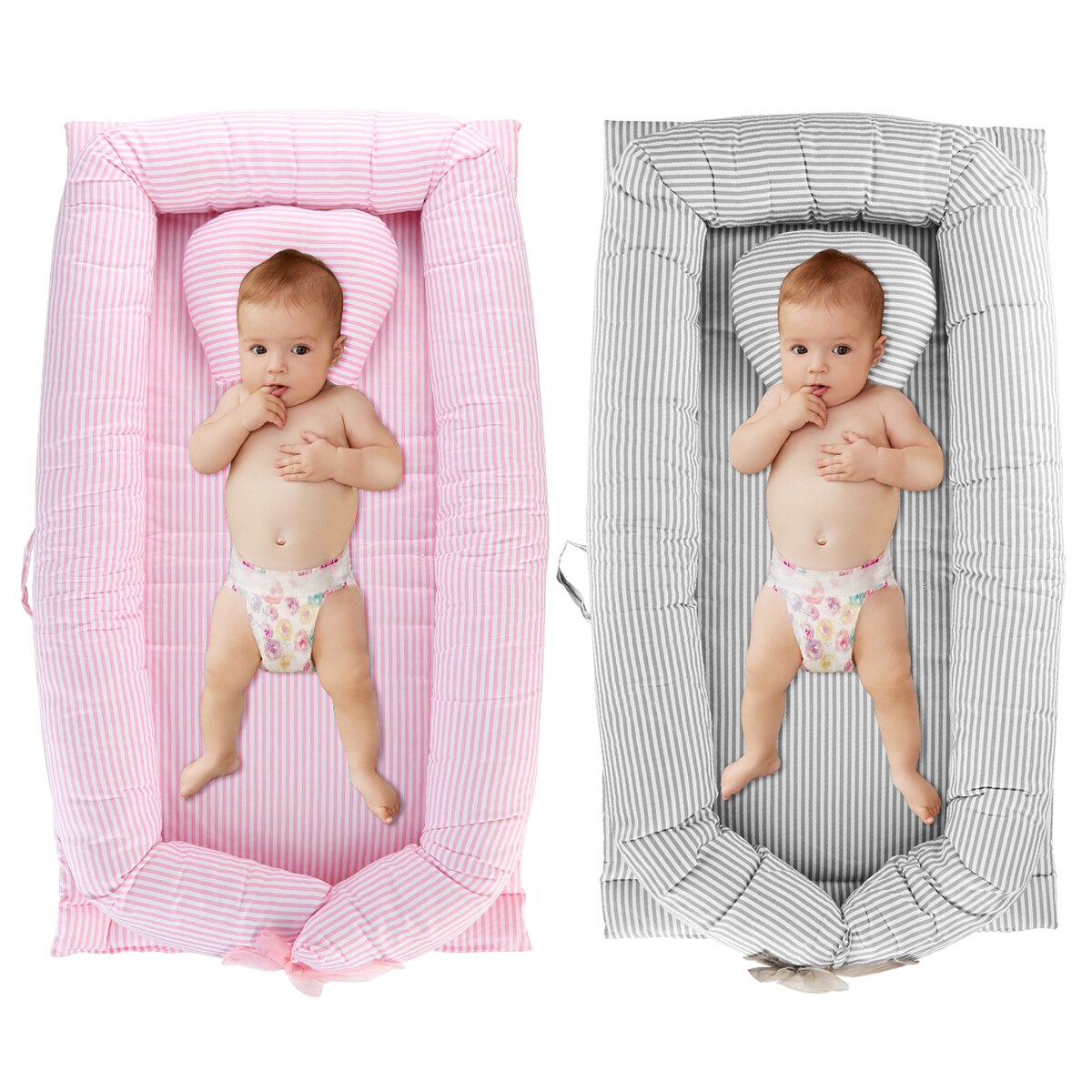Cama plegable de viaje al aire libre para bebé, cuna portátil lavable de 90x55x15cm para recién nacido, cama de viaje para bebé de