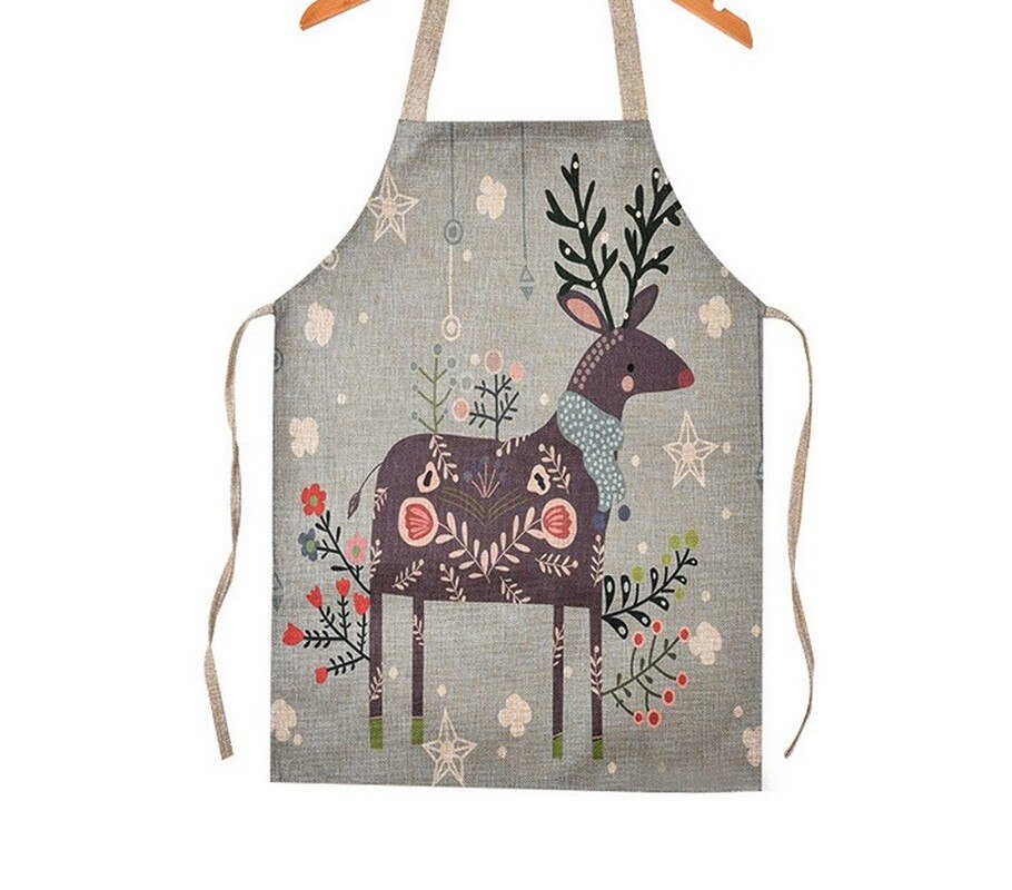 mandilon escolar infantil delantal barbero limpieza hogar Delantal de lino con de dibujos animados para niños, delantal antiincrustante con pintura de pastel y Casa, color rosa, para la cocina del hogar: plum / 68x55cm adultsize