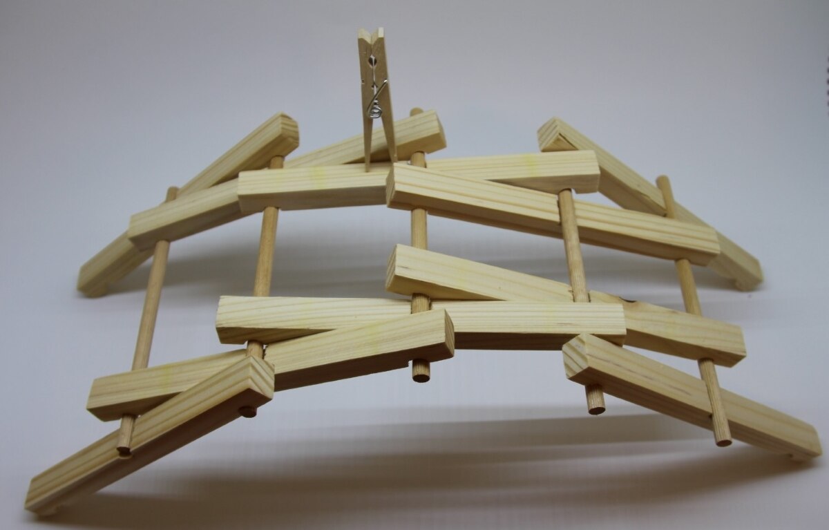 Da Vinci Brug Voor Kinderen Educatief Brain Teaser Iq Game Inbouwen Natuurlijke Hout Natuurlijke Speelgoed