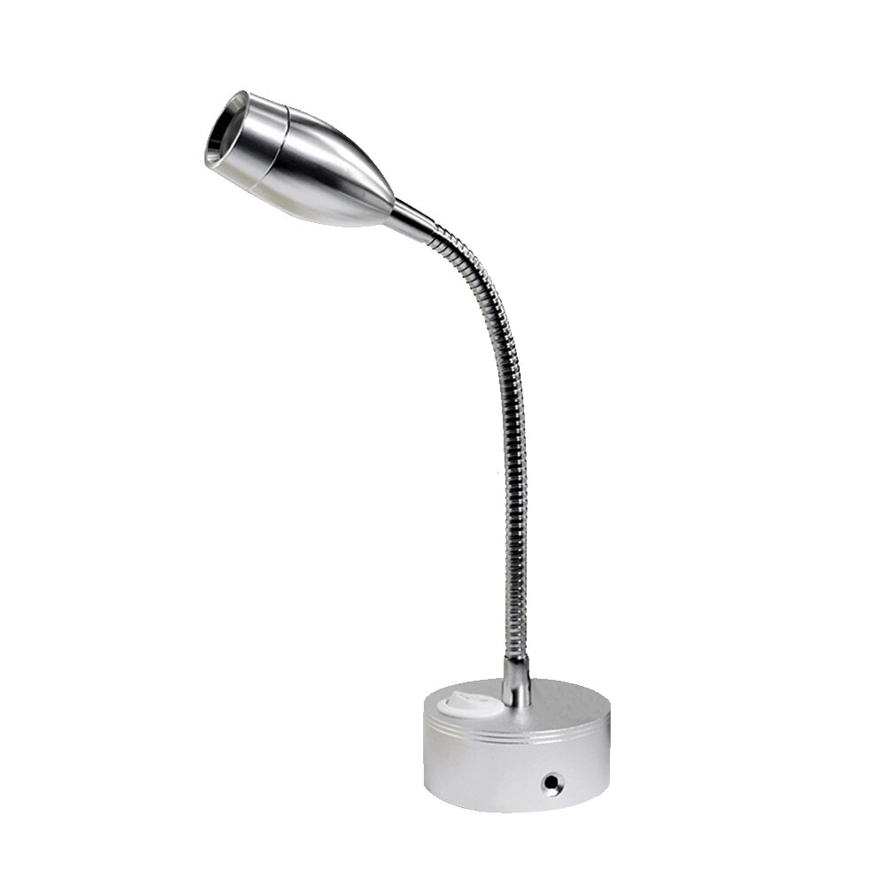 12V Multipurpose Eye Care Office Button Control Boats Yacht RV Reading Light Led Adjustable Campers 360 Degree Rotation Bed Lamp