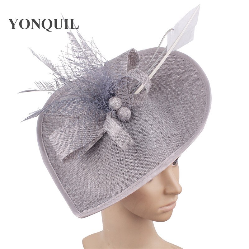 Linen Flowers Wedding Derby Hats Veils And Fascinators Bridal Hats With Face Veil Women&#39;s Formal Party Dinner Hair Accessories