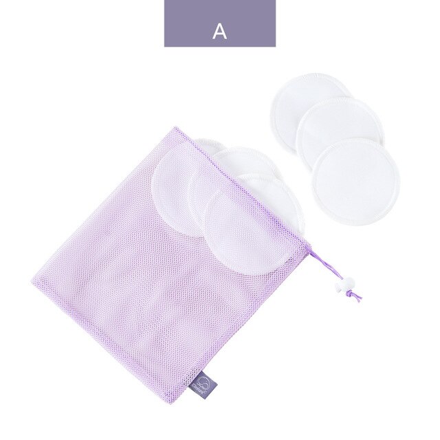 6 Stks/set Mom Herbruikbare Biologische Bamboe Borst Kompres Waterdicht Wasbare Nursing Zoogcompressen Voeden 3 Lagen Dikke Pads: 6Pcs AA210