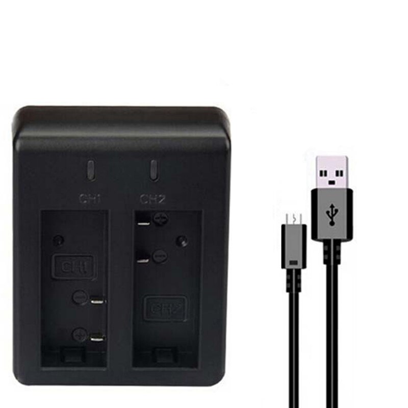 Sjcam  sj4000 900 mah 3.7v Dobbel havn batterilader eken  h9 git -lb101 git batteri  sj5000 sj6000 sj7000 sj8000 sj9000 batteri: Lader