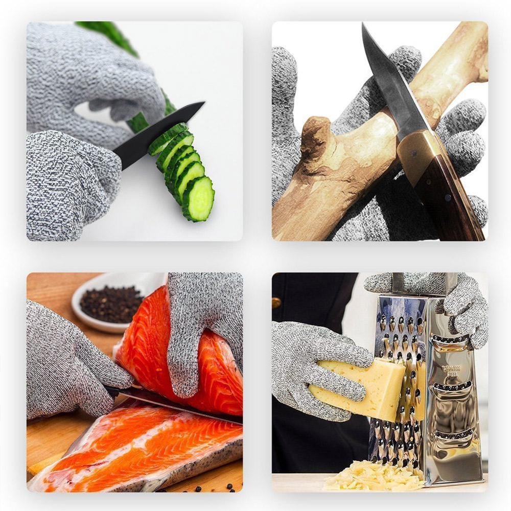1PAIR Grade 5 Cut-Resistant Gloves Safety Protection Gloves Cut-Resistant Grade Kite-Flying Wear-Resistant Gloves Gloves J8X6