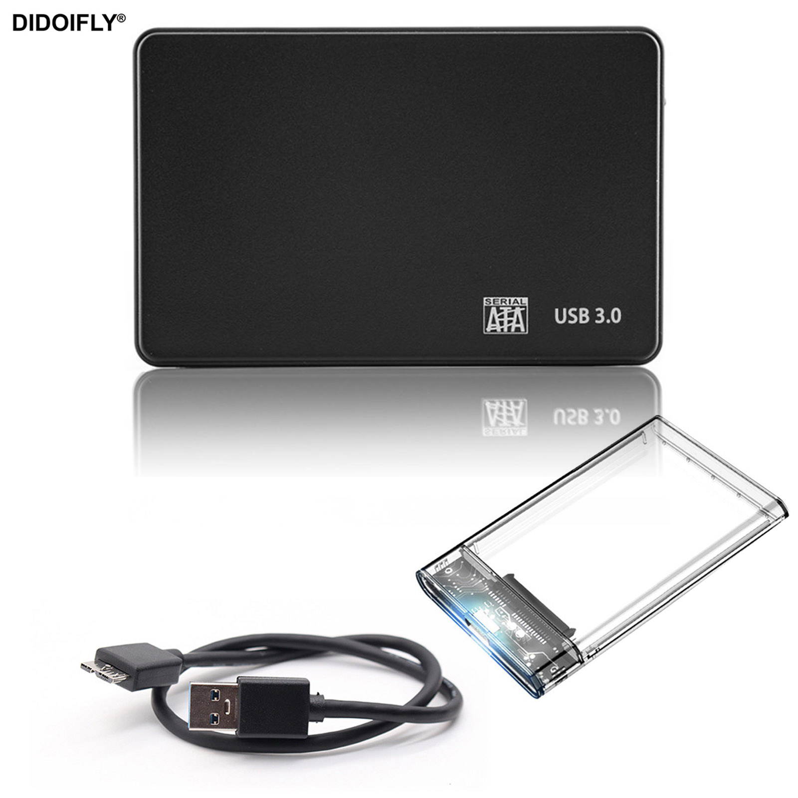 Scatola per disco rigido USB 3.0 tipo C HDD SSD Case unità disco fisso SATA da 2.5 pollici custodia esterna Shell componenti per Computer portatili