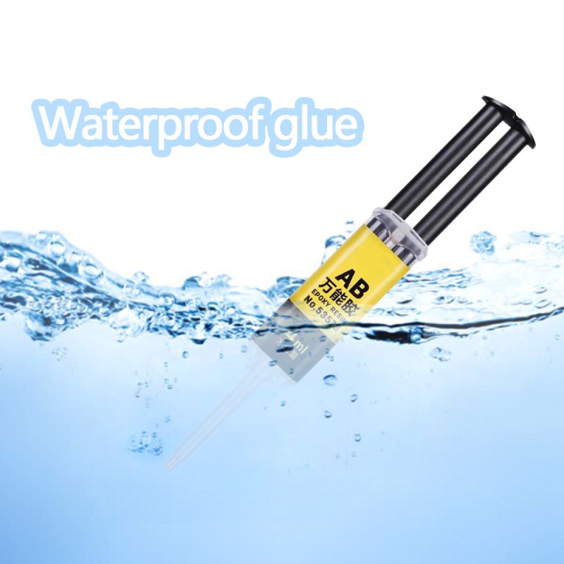 Colle liquide universelle de résine époxyde de colle superbe d'ab de 25ML colle adhésive forte de réparation de ménage pour la colle en verre en plastique de céramique en métal