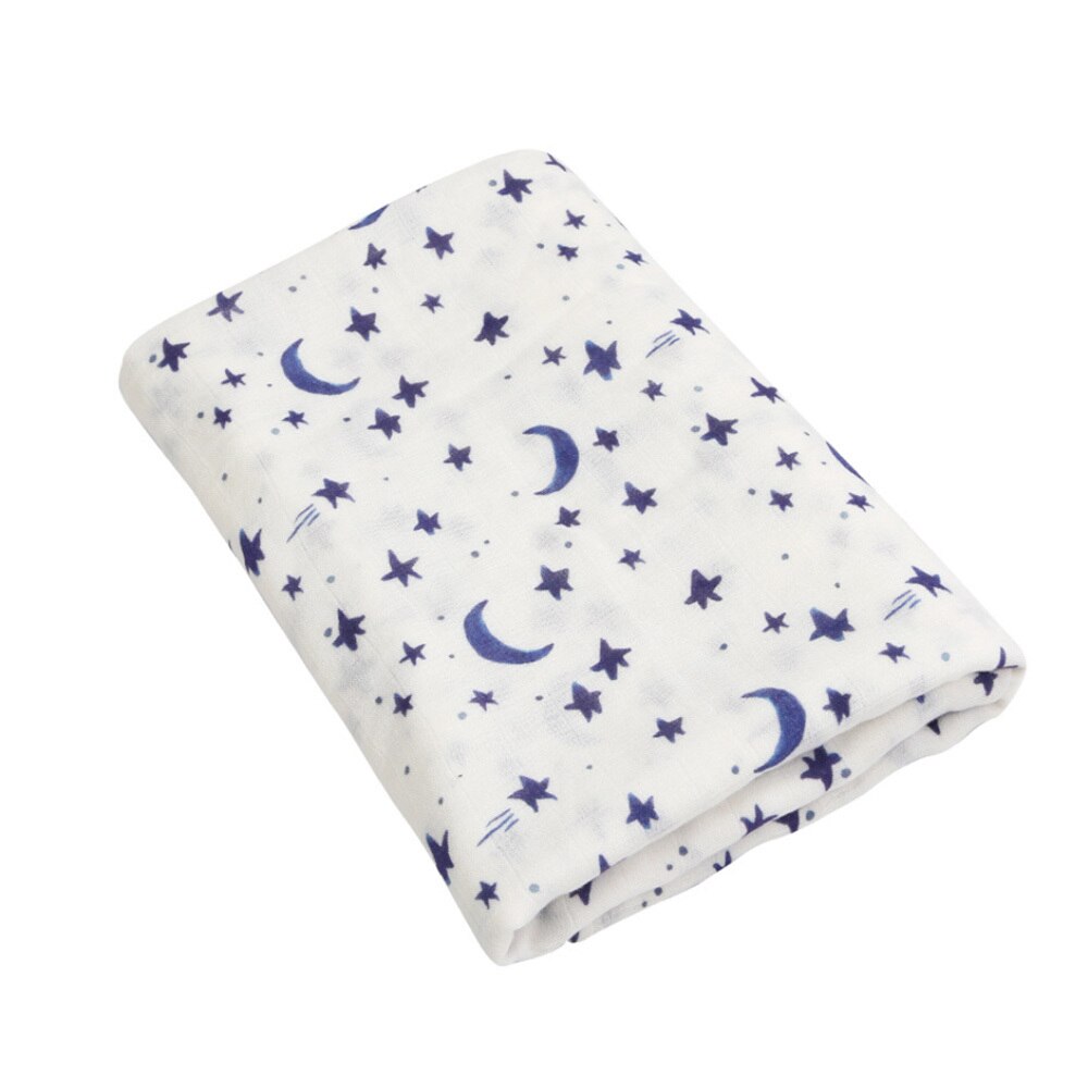 Baby bomull filt muslin swaddle filt badhandduk bomull filt spädbarn wrap baby höst vinter 120*120cm: A4
