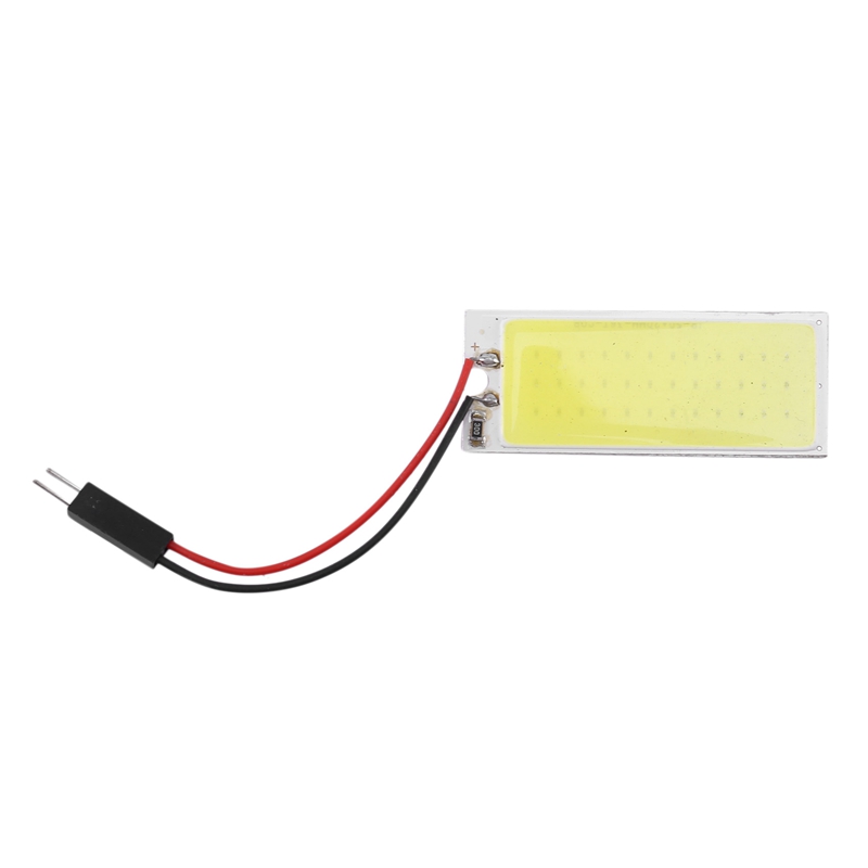 Panneau LED 12 SMD5050 Blanc 6000K - Douilles T10 Et BA9S - Torpille L1 - Neuf
