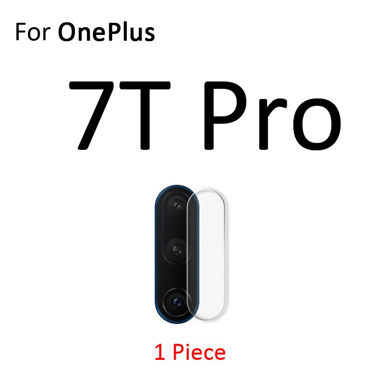 Back Camera Lens Voor Oneplus Een Plus 9 8T 8 7T 7 Pro Beschermfolie Achter Screen Protector helder Gehard Glas: For OnePlus 7T Pro