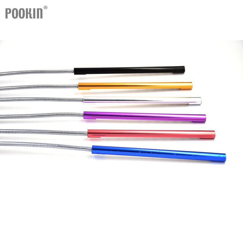 Mini 10 LED S interrupteur tactile Version USB lumière Flexible en métal LED lampe de Table livre lumières pour ordinateur portable ordinateur portable