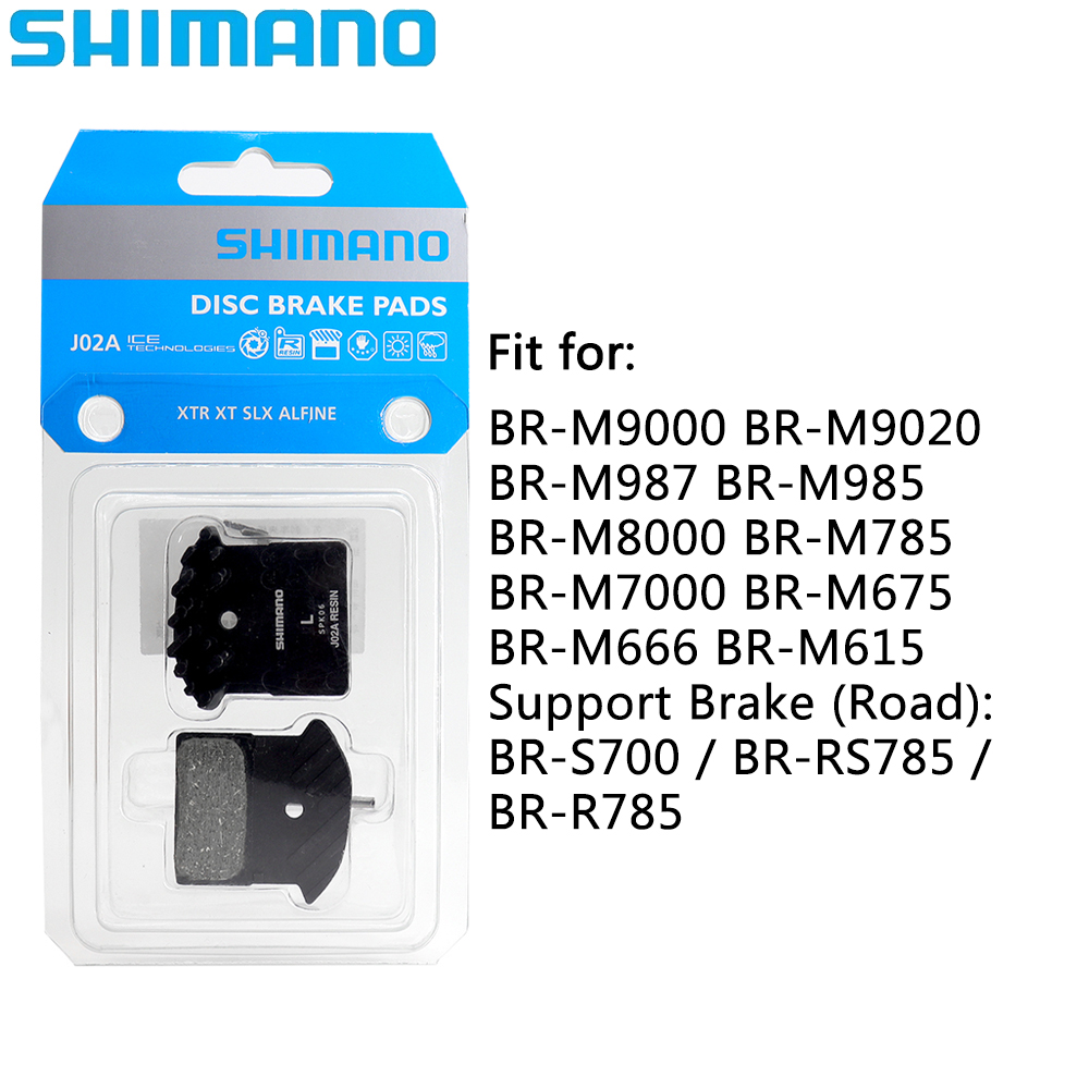Pastillas de freno SHIMANO B01S G01S J02A J04C, pastillas de freno de disco de resina para MTB MT200 / M315 Br-M485 M445 M446 M447 M395 M355 M575 M475