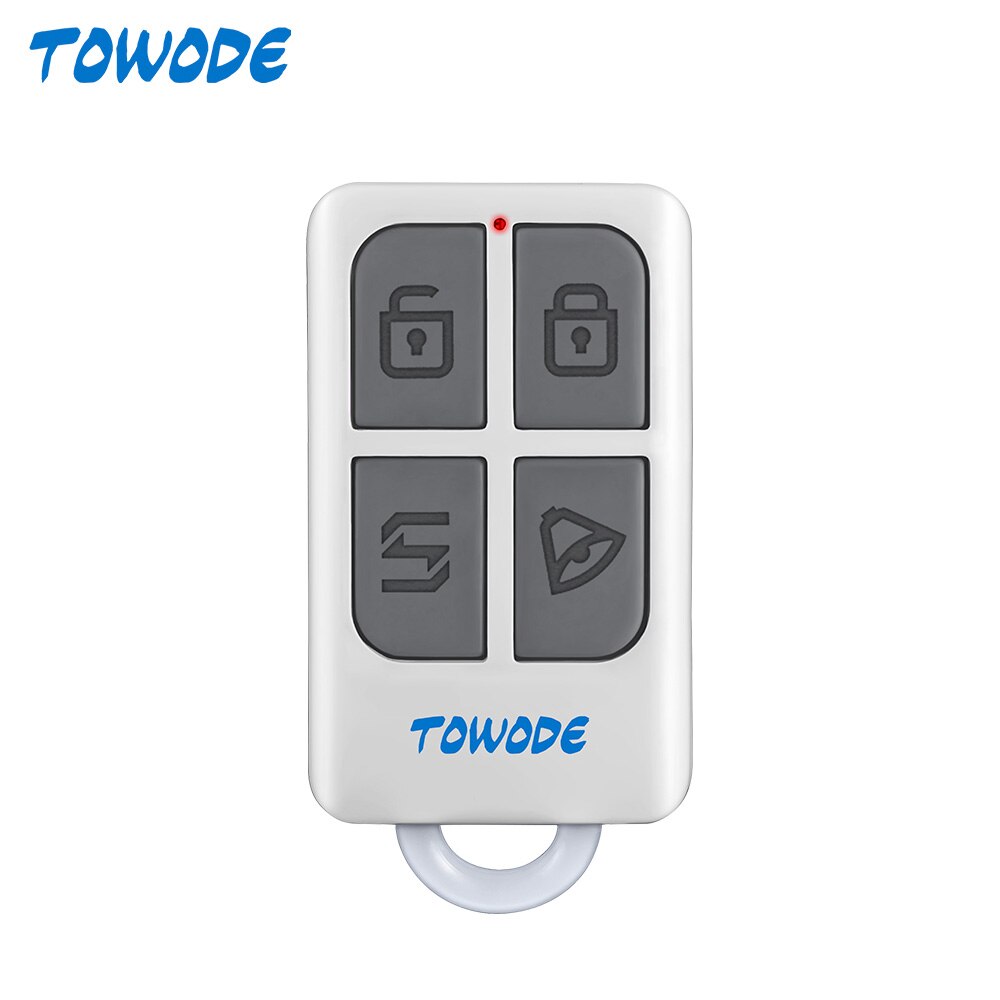 TOWODE Wireless Remote Control Arm/Disarm Detector for Touch Keypad Panel GSM PSTN Home Security Burglar Voice Alarm System: 1pc