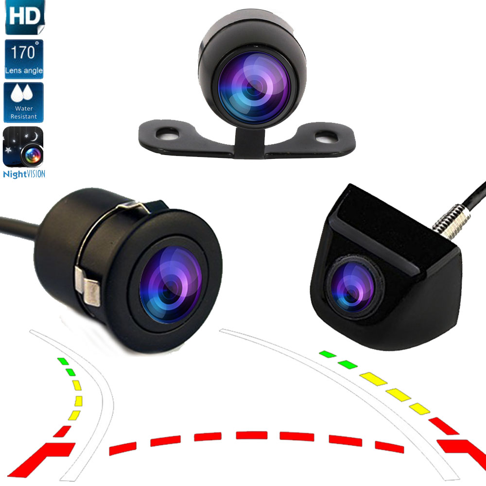 Voertuig camera auto achteruitrijcamera achteruitkijkspiegel Back Parking Monitor 170 Graden universele auto camera nachtzicht HD CCD