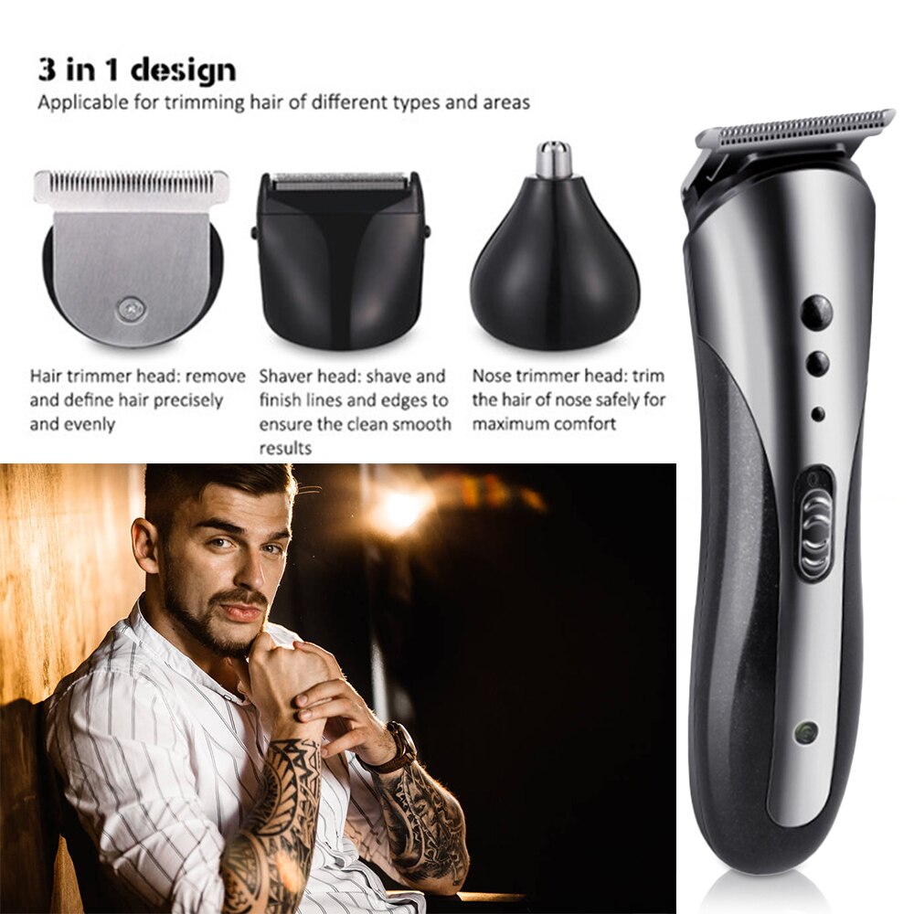 hair trimmer 3 in 1 hair clipper electric hair cutting machine beard trimmer body men haircut In stock