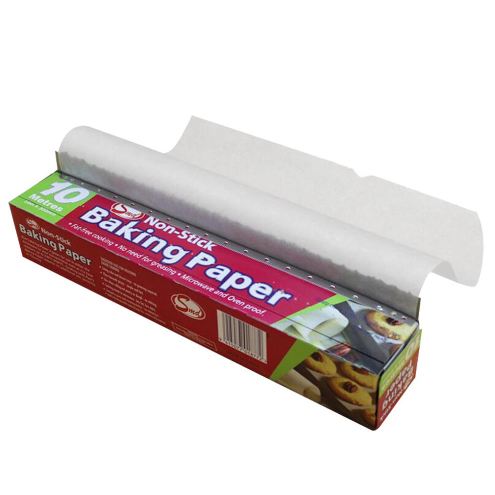NonStick Cookie Sheet Parchment Paper Baking Sheets Pan Line Paper Oil paper butter non-stick paper 5M 10M @D: 30.2x0.3cm
