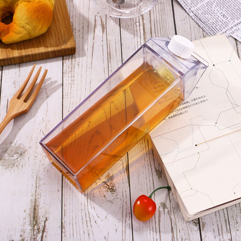 Cabilock Transparent Bottle 500ml Milk Bottle Drink