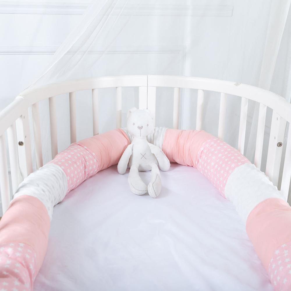 250cm Baby Stoßfänger Schlange Sicher Anti-kollision Krippe Stoßfänger Bett Kissen Kissen Baby Bettwäsche einstellen für freundlicher Zimmer dekoration Zubehör