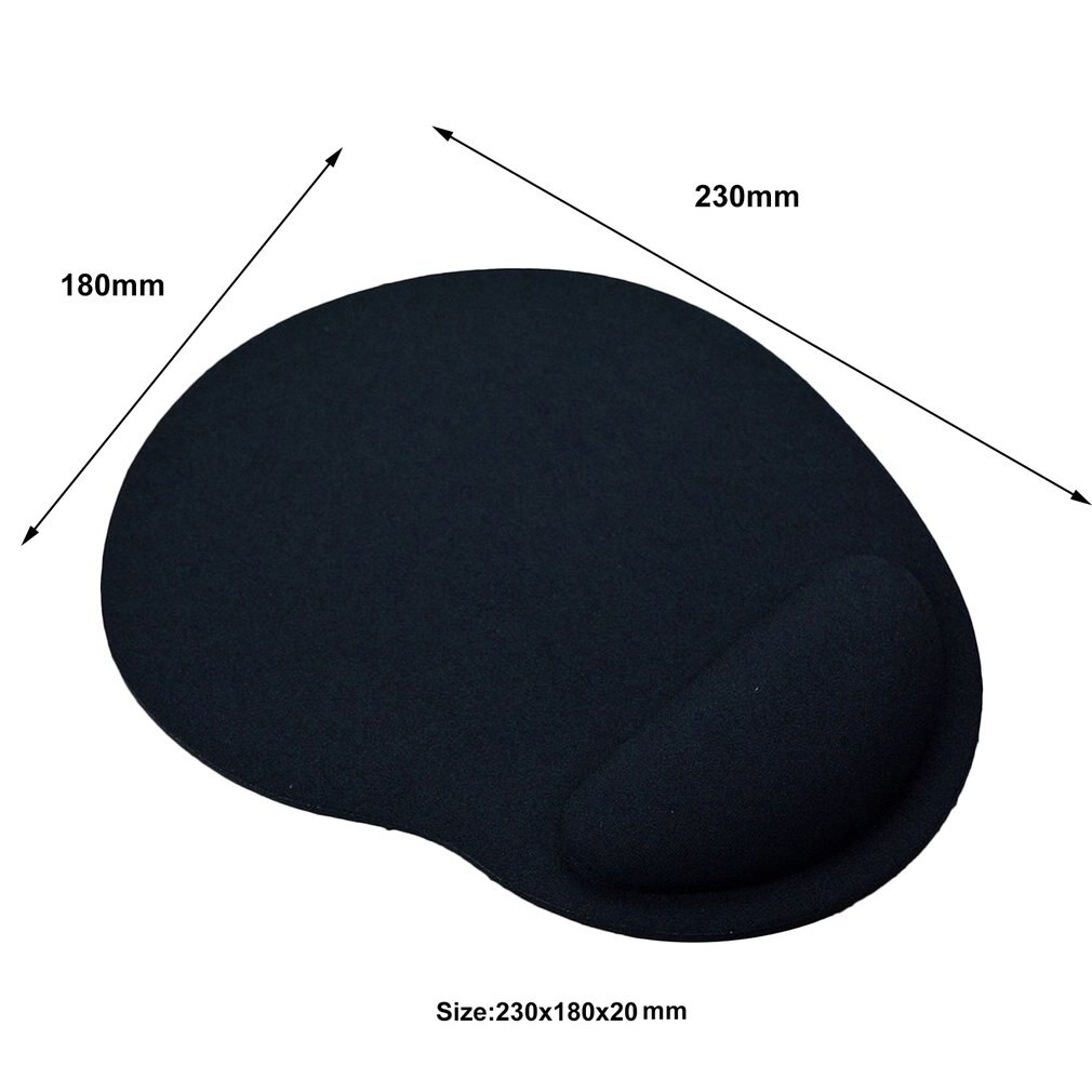Wrist Rest Mouse Pad Memory Foam Superfine Fibre Wrist Rest Pad Ergonomic Mousepad for Typist Office Gaming PC Laptop