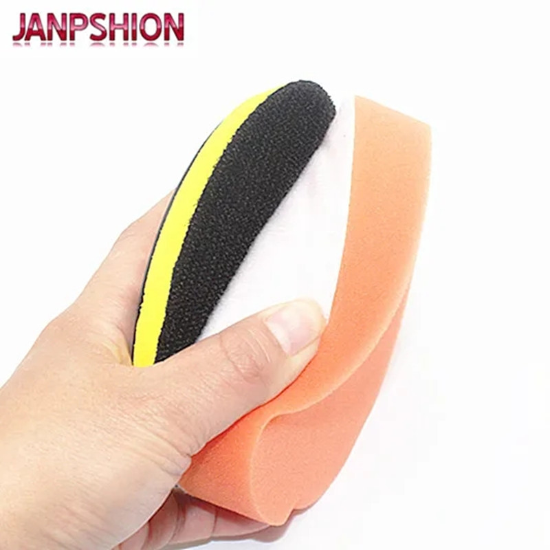 JANPSHION 10 ST 150mm Bruto Polijsten Buffing Pads 6 &quot;platte spons Auto Polijstmachine Schoon waxen Auto verf onderhoud care