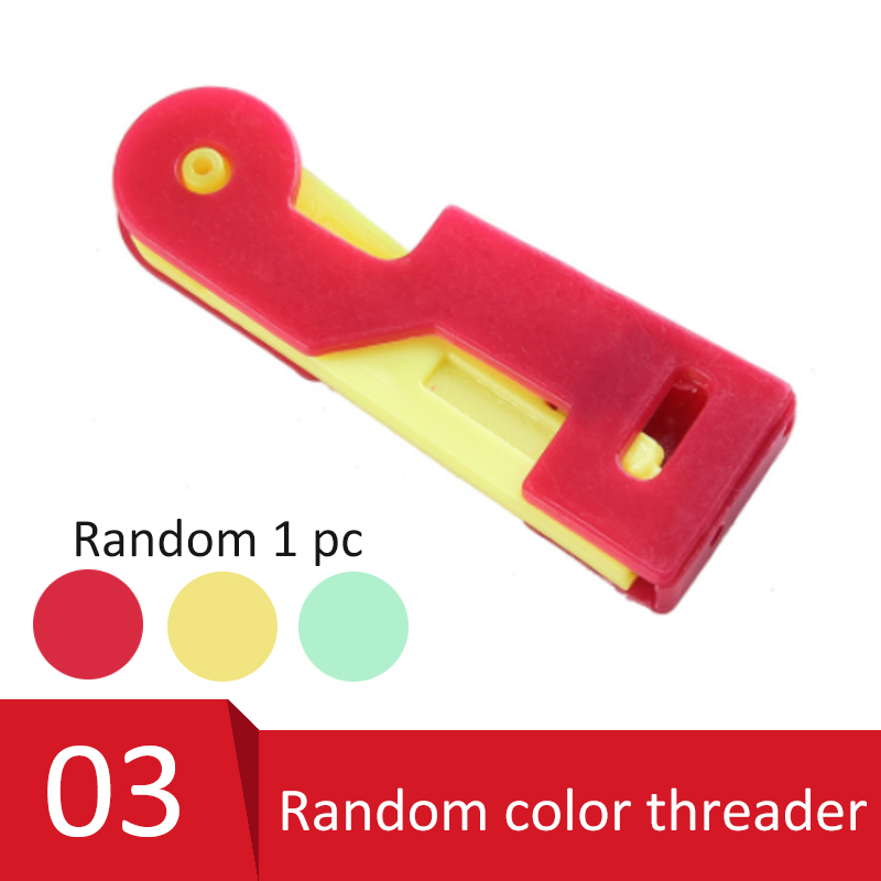 aguja para manualidades, enhebradora manual, máquina de coser, dispositivo de hilo automático para ancianos, ama de casa, herramienta de acolchado, accesorios de costura para el hogar: 03