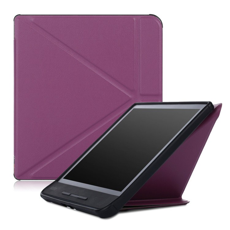 Obudowa stojąca przypadku do Kobo Forma 8 cal czytnik ebooków magnetyczne funkcja automatycznego włączania i wyłączania smart cover + długopis Stylus jako prezent: KST-PURPLE-pen
