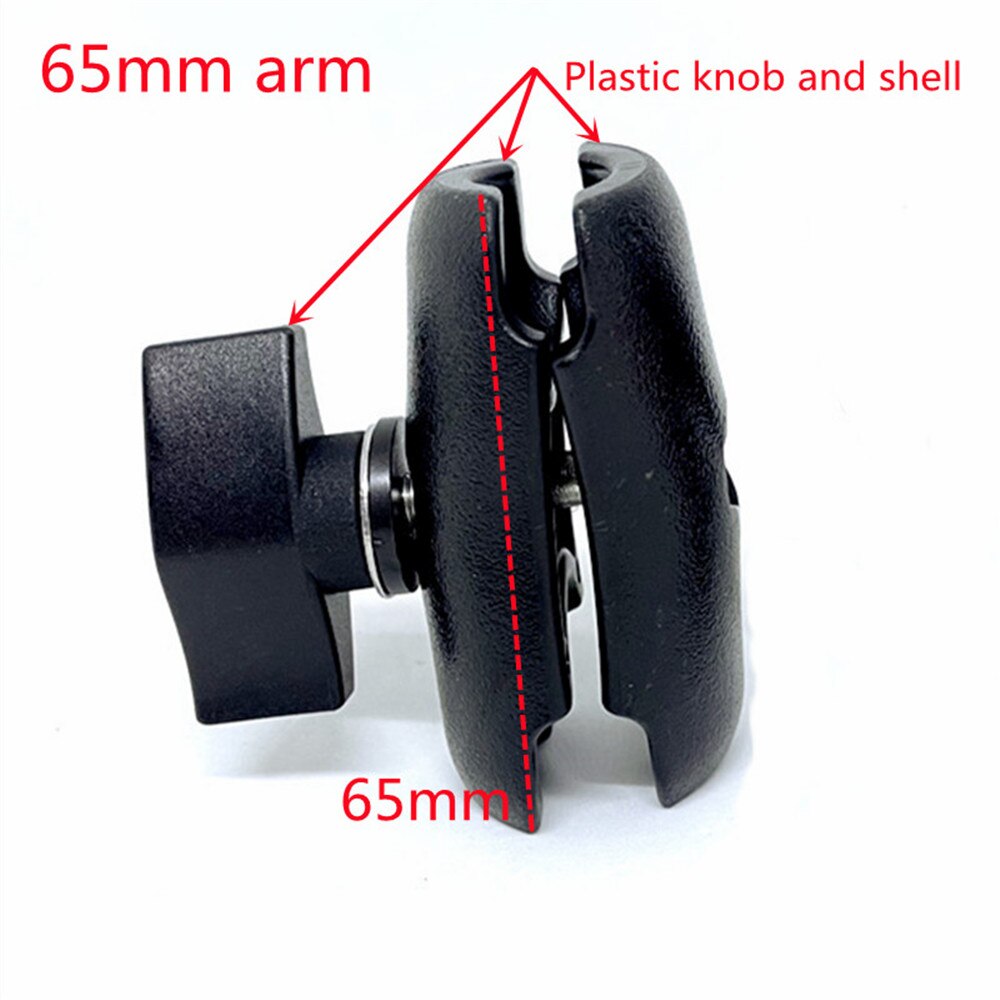 Jadkinsta Motorcycle Ballhead Holder Mount 1 Inch Autocycle Stand for Gopro Xiaomi for iPhone for GPS: E