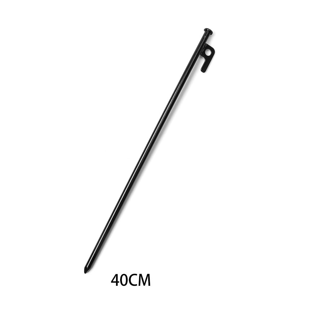 Outdoor Camping Hoge Sterkte Titanium Legering Tentharingen Stakes Nagels Hard Sneeuw Vloer 20 25 30 40 Cm Luifel Luifel tarp Stakes Peg: 40cm
