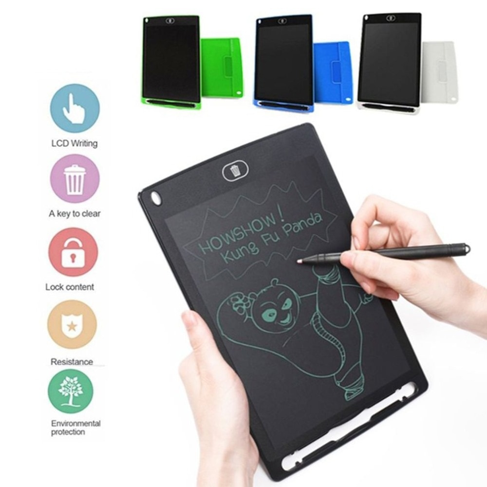 Tableta de dibujo de escritura de 8,5 pulgadas, Bloc de notas Digital LCD, tabla gráfica de escritura a mano, tablón de anuncios para educación,