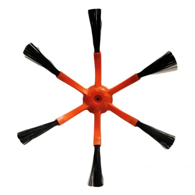 Pièce de rechange pour aspirateur Robot Xiaomi Roborock S5 S50 S51 S55 S5 Max S6 MaxV S6 Pure S7, brosse latérale à 6 bras, accessoires: Gris clair