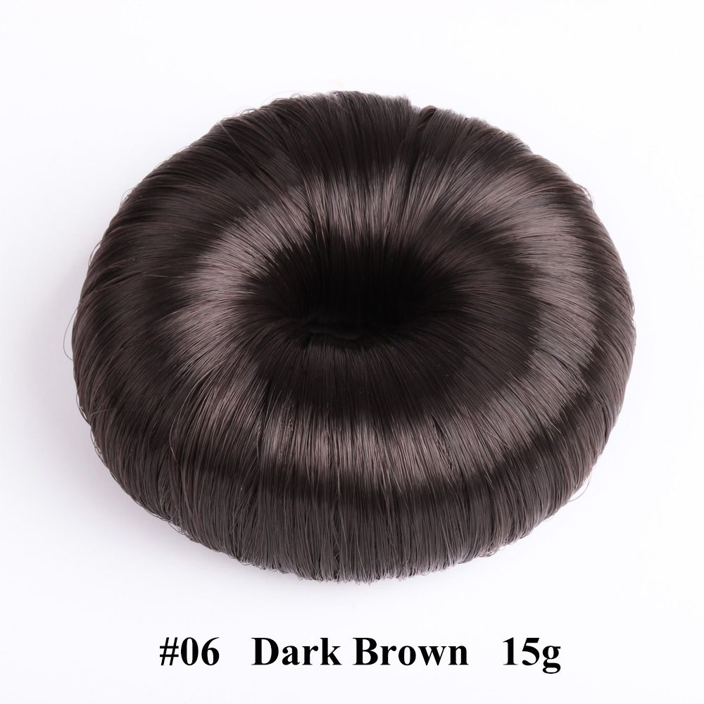 Vrouwen Beige Bruine Haaraccessoires Haar Pruik Zwart Haar Ring Haar Donut Shaper Haar Styling Tools Bun Maker: Dark Gray
